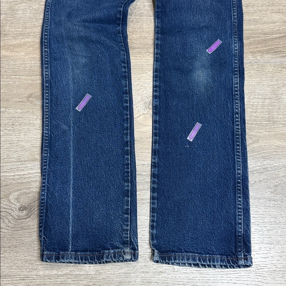 Wrangler Women’s High Rise Straight Leg Jeans Dark Blue Sz 30x34 - Picture 10 of 10